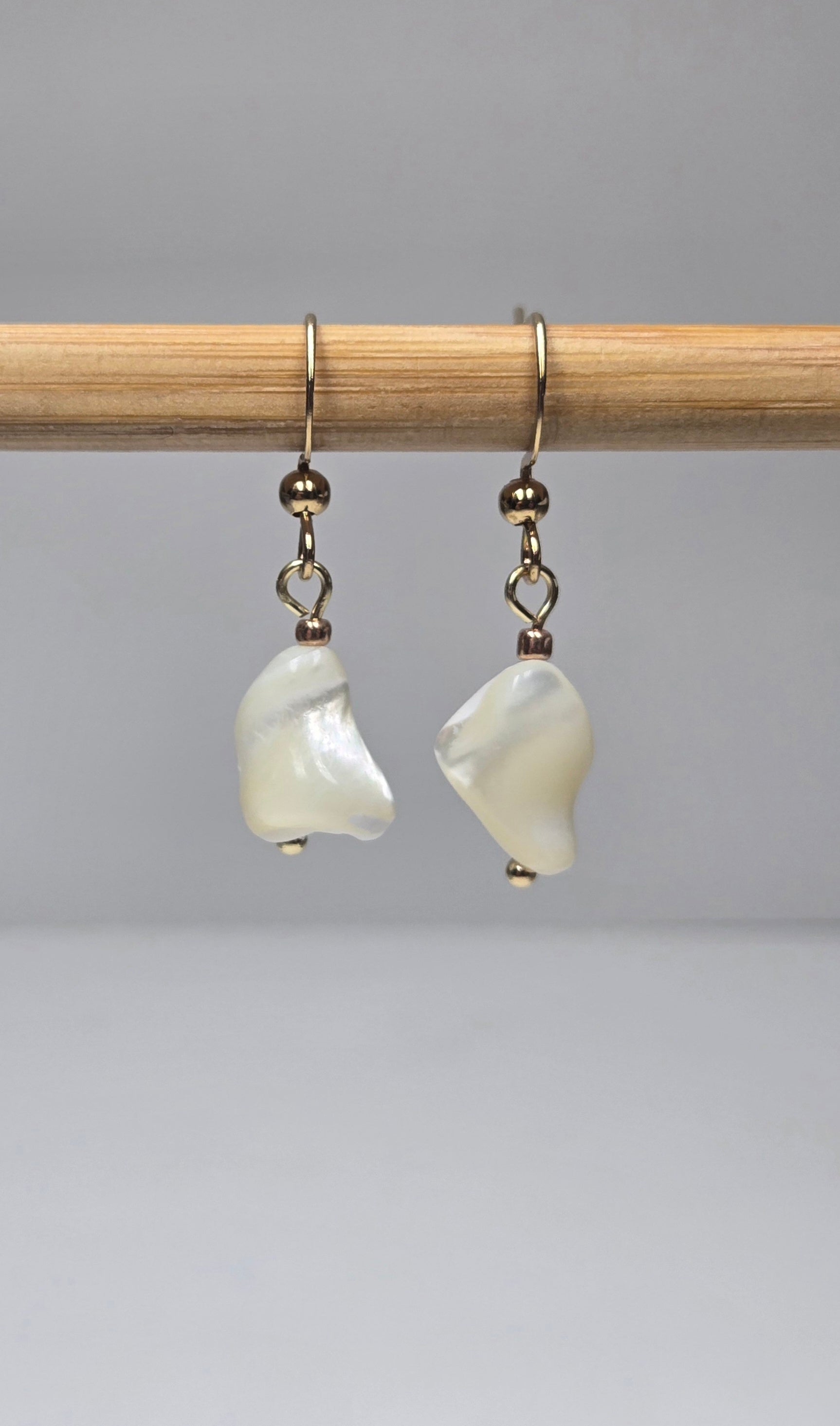 Rough Pearl earrings